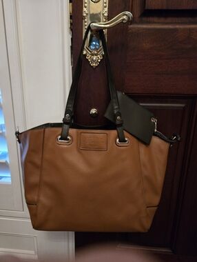 Bass Reversible Large Tote Style Bag w/ Wallet